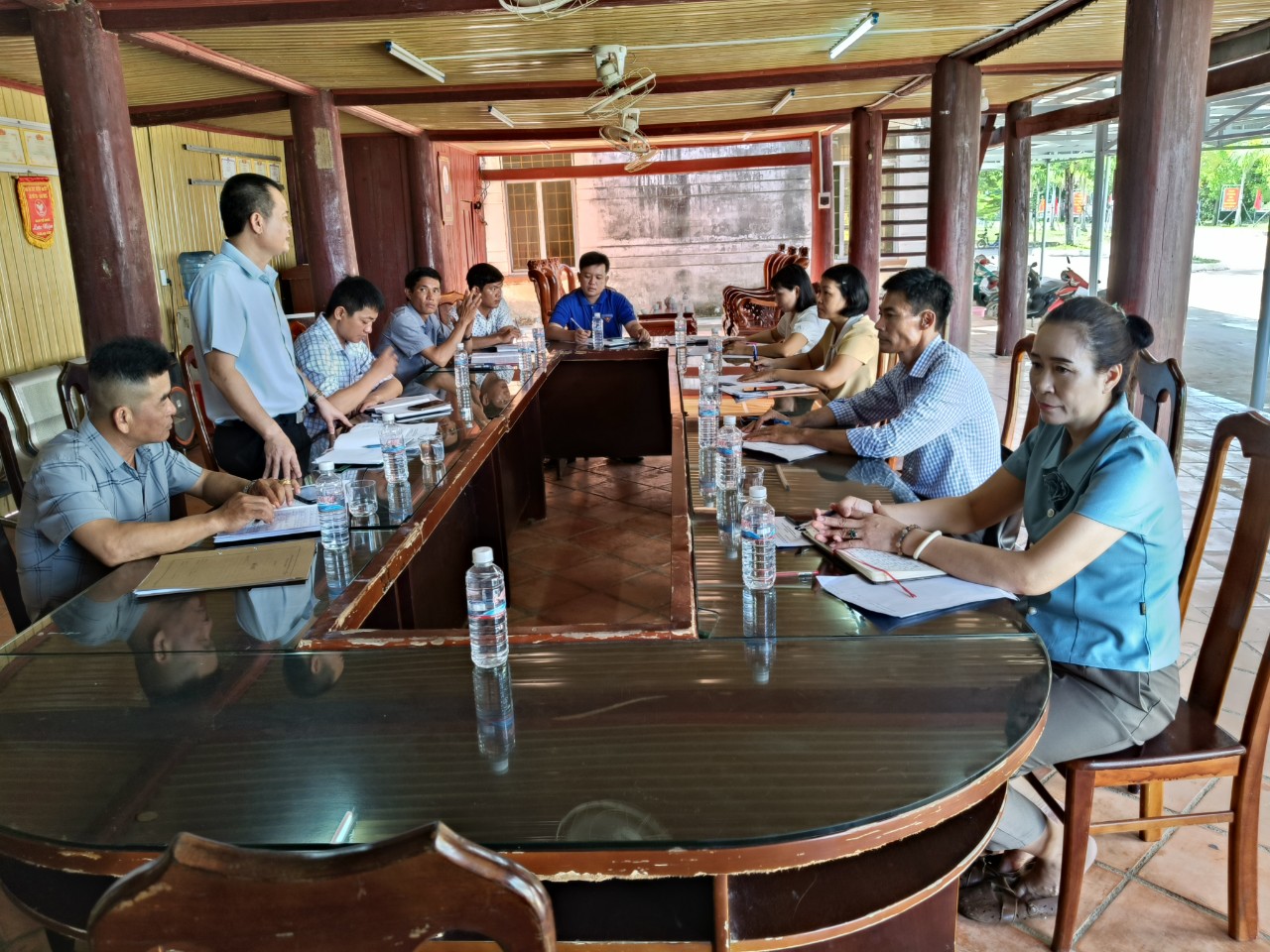 Hội Nông dân huyện giám sát việc triển khai thực hiện cho vay vốn NHCSXH huyện
